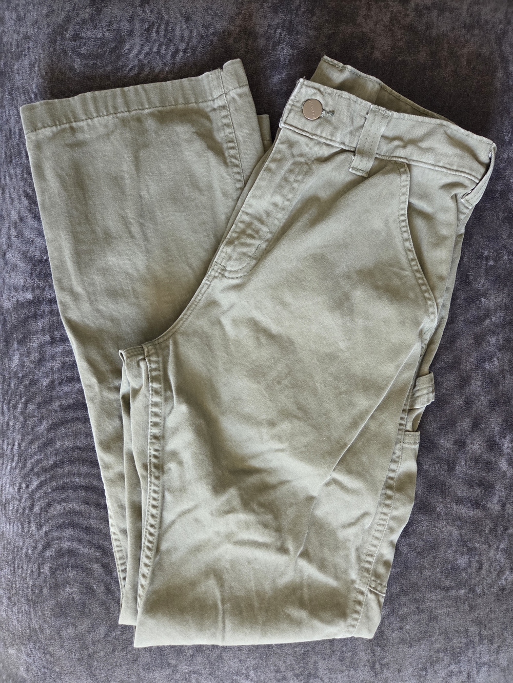 Carhartt Olive Work Chinos 32x30 Relaxed Fit